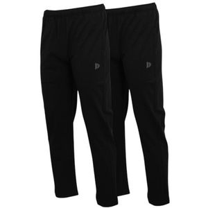 2-Pack Donnay - Stretch Joggingbroek (Jorge) - Sportbroek - Heren - Black (020) - maat S