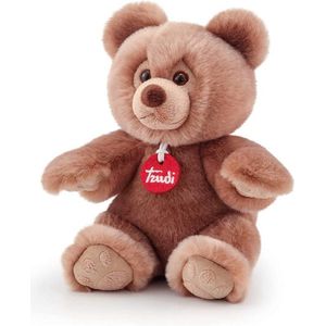 Trudi Classic Knuffel Teddybeer Brando 23 cm - Hoge kwaliteit pluche knuffel - Knuffelbeer voor jongens en meisjes - Bruin - 18x23x14 cm maat S