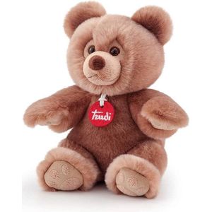 Trudi Classic Knuffel Teddybeer Brando 23 cm - Hoge kwaliteit pluche knuffel - Knuffelbeer voor jongens en meisjes - Bruin - 18x23x14 cm maat S