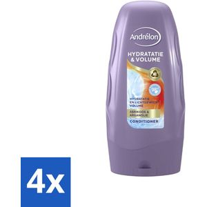 Andrélon - Hydratatie & Volume - Conditioner - 250 ml - Voordeelverpakking - 4 stuks