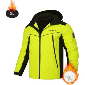 Nivard Skipak - SkiBroek - Skijas - Ski Suit - Wintersport - Heren - Winter - Warm Fleece - Groen - Maat M