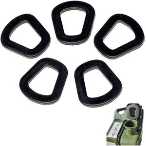 5 stuks - Jerrycan pakkingen - Vervangende pakkingen - universeel motorrubber - voor motorfietsen en auto's - 2.12inch - zwart