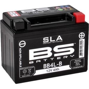 Bs Battery Bb4l-b Agm-accu Zwart