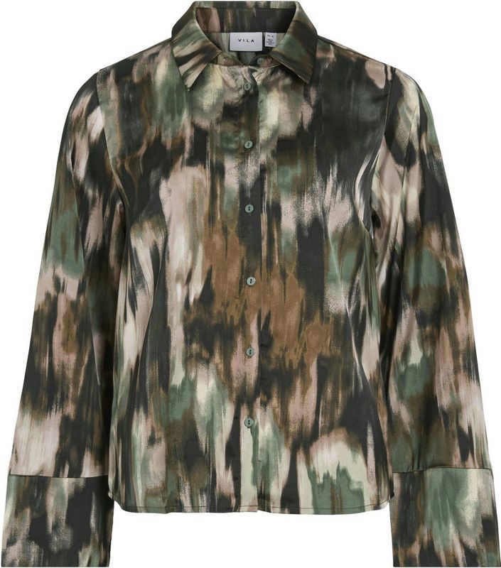 Vila - Vimallo - Blouse - Groen - Lange Mouwen