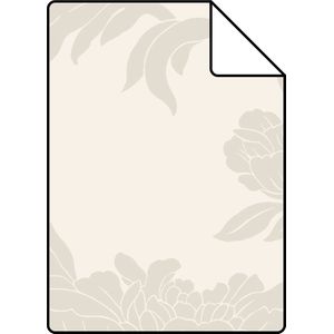 Proefstaal Origin Wallcoverings behang bloemen beige - 345922 - 26,5 x 21 cm