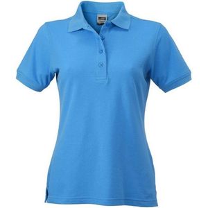 James and Nicholson Dames/dames Werkkleding Poloshirt (Aqua)