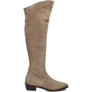 Notre-V 394492 Laarzen - Suède - Dames - Taupe - Maat 40