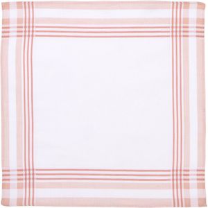 Tiseco Alta 2 Collectie - Luxe Roze Dameszakdoeken - 6 Stuks van 30x30cm - Gemaakt van 100% Premium Katoen
