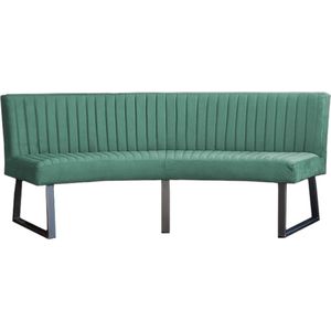 Eetkamerbank - Hengelo - geschikt voor ovale tafel 240 cm - stof Element turquoise 15