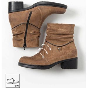 Wolky - 01278 Sandy XW - Enkellaarsjes - Beige