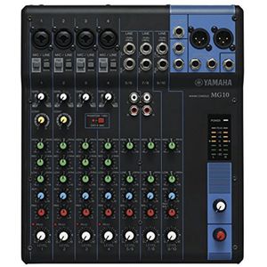 Compacte mixer met 10 ingangen en D-PRE voor uitstekende geluidskwaliteit