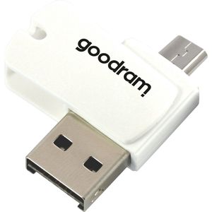GoodRam - All in One Kaartlezer - Micro SD - M1A4 - Met Adapter - USB-A - 128 GB