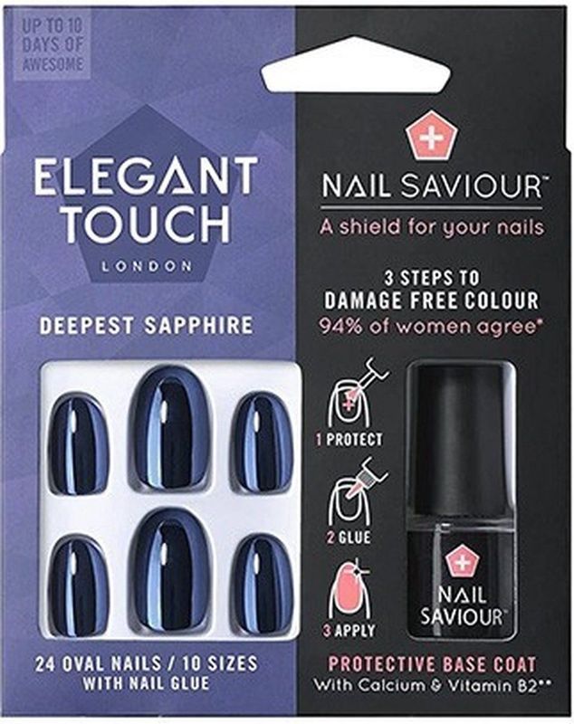 Elegant Touch - False Nails - Cadeauset - Deepest Sapphire