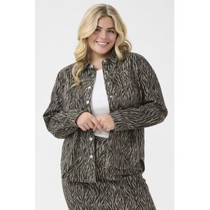 Kaffe Curve - Jasje - Zebraprint - Aardetinten