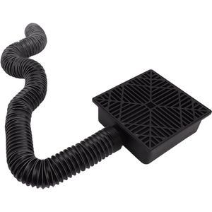 Regengoot Downspout Extensions Flexibele - No Dig Low Profile Catch Basin - Downspout Extension Kit - Catch Basin Low Profile Downspout Extender - HTML Content Required .