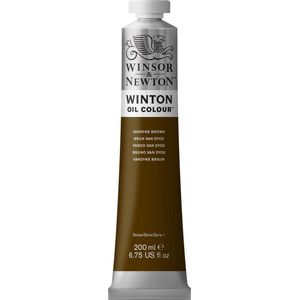Winsor & Newton Winton Oil Colours 200ml Vandyke Brown