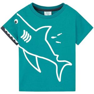 Boboli 318114 T-shirt Met Korte Mouwen Groen 9 Months Jongens,Meisjes