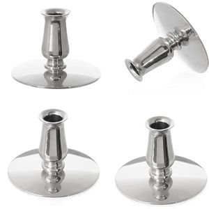Kaarshouder Messing voor Dunne Altaar Kaarsen Ø0,9cm - Perfect voor Bruiloft en Decoratie