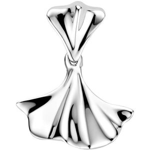 YO&NO - Hanger - Zilver - Ginkgo blad - 16.5/21mm - Sieraden Vrouw - Zilver 925