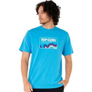 Rip Curl Surf Revival Swirl T-shirt Met Korte Mouwen Blauw M Man