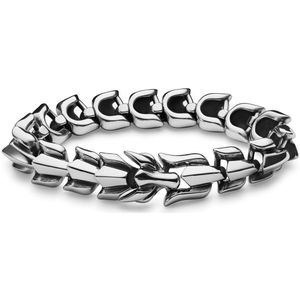 Fort Tempus - Heren - Roestvrij Staal Armband - Staal