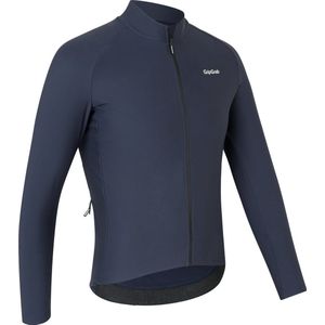 GripGrab - ThermaPace Thermo Fietsshirt Lange Mouwen Lente Herfst Wielrenshirt Cycling Jersey - Navy Blauw - Heren - Maat XL