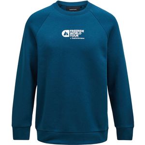 Peak Performance - FWT Logo Crew - Sweatshirt - Groen - Katoenmix