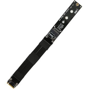 SSD-verlengkabel, M.2 NVMe SSD-verlengkabel, PCB R44SF M.2 Naar PCI E 3.0 X4 32G/bps M Key Extender voor voor Linux (10cm)