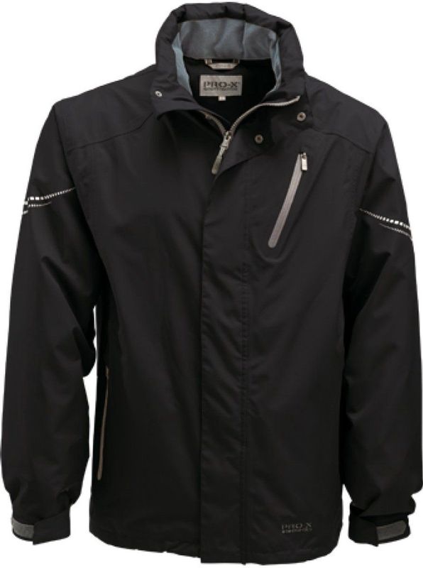 PXE-PRO - Ademend Jack - Zwart - Lichtgewicht Fleece - Reflecterende Print