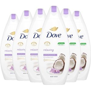 Dove Douchegel - Relaxing Coconut & Jasmijn - 6 x 225 ml