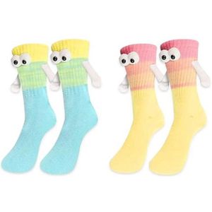 Grappige sokken met magnetische handen - Perfect als cadeau voor elke gelegenheid!