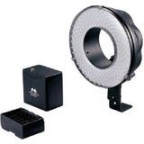 Falcon Eyes LED Ringlamp Set Dimbaar DVR-240DF op Batterij/230V