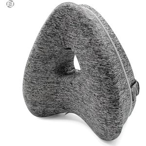 Equivera kniekussen voor in bed - kniekussen - beenkussen - kniekussen voor in bed zijslapers - kniekussen orthopedisch - kniekussen traagschuim