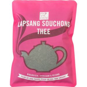Into the Cycle Zwarte Thee - Lapsang Souchong Thee Biologisch - Chinese Thee - 130 Gram Zak NL-BIO-01