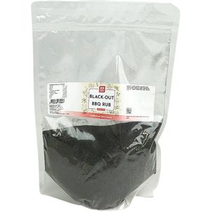 Van Beekum Specerijen - Black-Out BBQ Rub - 1 kilo (hersluitbare stazak)