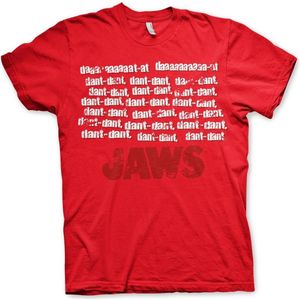 Jaws Dant Dant T-Shirt Red-L