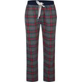 Happy Shorts Heren Pyjama Broek Lang Rood/Groen Geruit Flanel - Maat M