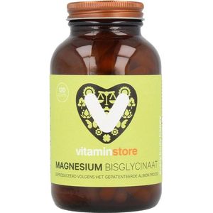 Vitaminstore - Magnesium Bisglycinaat (NZVT) - 120 vegicaps