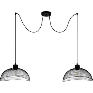 EGLO Pompeya - Hanglamp - E27 - 139 cm - Zwart