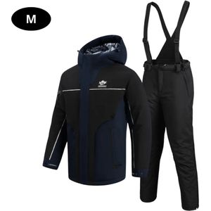 Nivard Ski Suit - Skipak - SkiBroek - Wintersport - Skijas - Heren - 2-Delig - Zwart - Maat S