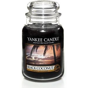 Yankee Candle Large Jar Geurkaars - Black Coconut