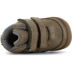Shoesme - ExtremeFlex - Klittenbandschoenen - Bronze metallic - Waterproof membraan