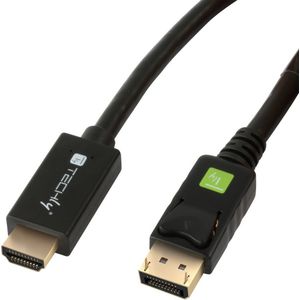 EFB Elektronik ICOC-DSP-H12-020 video kabel adapter 2 meter DisplayPort HDMI Type A (Standaard) Zwart