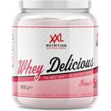 XXL Nutrition - Whey Delicious - Forrest Fruit - Wei Eiwitpoeder met BCAA & Glutamine, Proteïne poeder, Eiwit shake, Whey Protein - 1000 gram