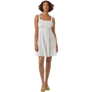 Vero Moda Milan Mouwloze Korte Jurk Wit XS Vrouw
