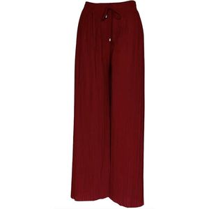 Hoogwaardige Dames Flare Broek / Pants | Flared Pantalon | Rood - Maat XL