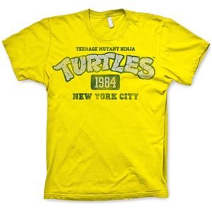 Teenage Mutant Ninja Turtles Turtles NY 1984 T-Shirt Yellow-S