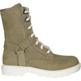 Twins - Hester Hery - Bikerboot - Olive - Leer