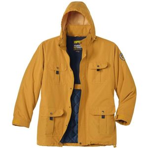 ATLAS FOR MEN - Microvezel parka met veel zakken - Heren - Verkrijgbaar in grote maten - 4XL