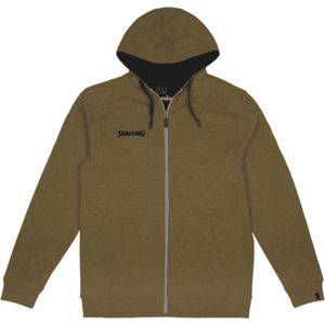 Spalding Flow Zipper Sweater Met Kap Heren - Khaki | Maat: XL